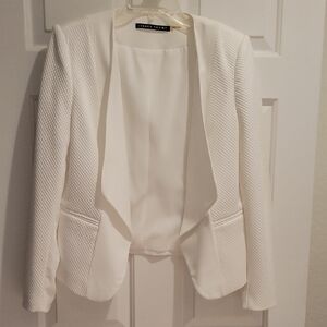 Ivanka Trump Cream Textured Blazer